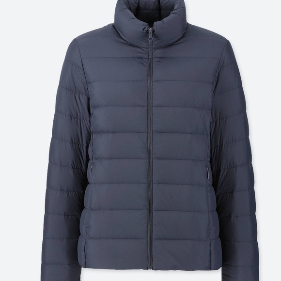Light down jacket (navy) - Picture 1 of 8